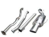 Opel Astra G Turbo (Coupe) 98-04 Turboback-sportavgassystem (Med De-Cat & Ej Ljuddämpat) Cobra Sport